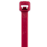 Panduit PLT1M-M2 | Pan-Ty Cable Tie, Red, PA6.6, 3.9"L, 18lb, PK1000