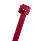 Panduit PLT1M-M2 | Pan-Ty Cable Tie, Red, PA6.6, 3.9"L, 18lb, PK1000