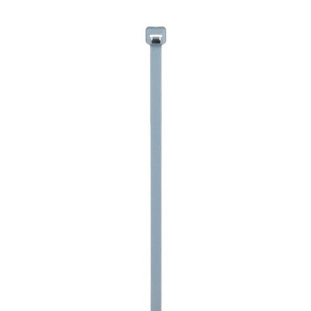 Panduit PLT2I-C86 Cable Tie, 8.0";L (203mm), Intermediate, Metal Detectable Nylon, Light Blue, Pack of 100