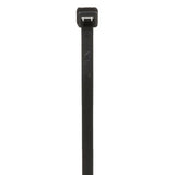 Panduit PLT2I-M0 | Pan-Ty PLT2I-M0 Cable Tie, Black, UV PA6.6, 8"L, 40lb, PK1000