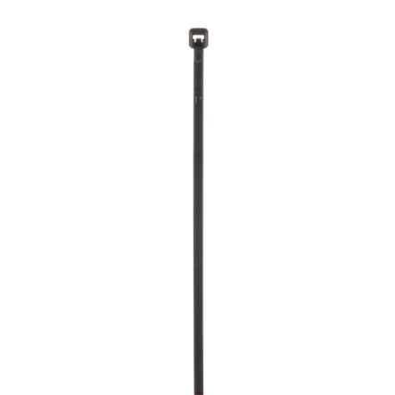 Panduit PLT2M-C0 Cable Tie, 8.0";L (203mm), Miniature, Weather-resistant, Black, Pack of 100