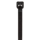 Panduit PLT2S-C0 | Pan-Ty Cable Tie, Black, UV PA6.6, 7.4"L, 50lb, PK100