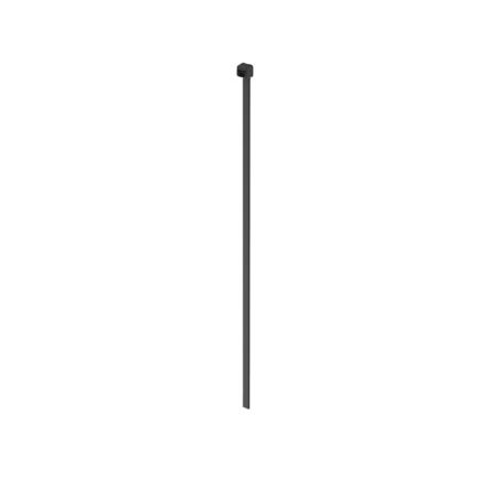 Panduit PLT2S-C20 Cable Tie, 7.4";L (188mm), Standard, Nylon, Black, Pack of 100