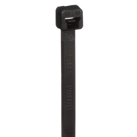 Panduit PLT2S-M100 | Pan-Ty PLT2S-M100 Cable Tie, Black, UV Polypropylene, 7.4"L, 30lb, PK1000