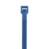 Panduit PLT3S-C186 Cable Tie, 11.5";L (291mm), Standard, Metal Detectable Polypropylene, Dark Blue, Pack of 100