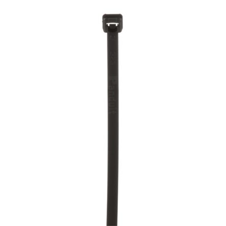 Panduit PLT3S-M100 | Pan-Ty Plt3S-M100 Cable Tie, Black, Uv Polypropylene, 11.5"L, 30Lb, Pk1000