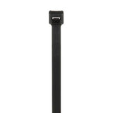 Panduit PLT4H-TL0 | Pan-Ty Cable Tie, Black, UV PA6.6, 14.5"L, 120lb, PK250
