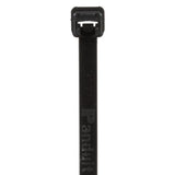 Panduit PLT4S-C0 Cable Tie, 14.5";L (368mm), Standard, Weather-resistant, Black, Pack of 100