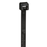 Panduit PLT4S-C0 Cable Tie, 14.5";L (368mm), Standard, Weather-resistant, Black, Pack of 100