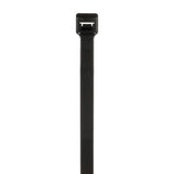 Panduit PLT6LH-C0 | Pan-Ty PLT6LH-C0 Cable Tie, Black, UV PA6.6, 21.9"L, 120lb, PK100