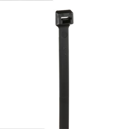Panduit PLT6LH-C0 | Pan-Ty PLT6LH-C0 Cable Tie, Black, UV PA6.6, 21.9"L, 120lb, PK100