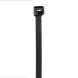 Panduit PLT6LH-C0 | Pan-Ty PLT6LH-C0 Cable Tie, Black, UV PA6.6, 21.9"L, 120lb, PK100