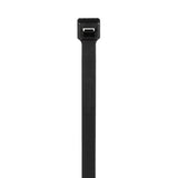 Panduit PLT8LH-C0 | Pan-Ty PLT8LH-C0 Cable Tie, Black, UV PA6.6, 27.6"L, 120lb, PK100
