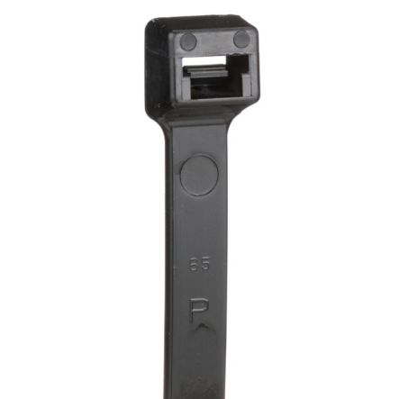 Panduit PLT9LH-C0 | Pan-Ty PLT9LH-C0 Cable Tie, Black, UV PA6.6, 30.5"L, 120lb, PK100