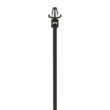 Panduit PLWP1.5I-D30 | Pan-Ty PLWP1.5I-D30 Wing Push Mount Tie, Black, High Heat PA6.6, 6"L, 40lb