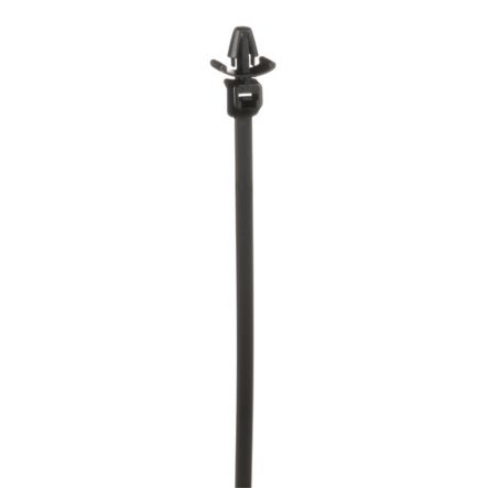 Panduit PLWP1.5I-D30 | Pan-Ty Wing Push Mount Tie, Black, High Heat PA6.6, 6"L, 40lb