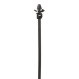 Panduit PLWP1.5I-D30 | Pan-Ty Wing Push Mount Tie, Black, High Heat PA6.6, 6"L, 40lb
