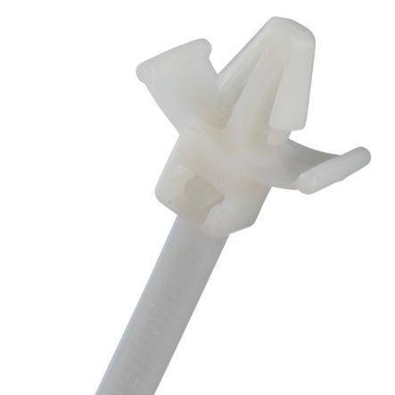 Panduit PLWP2SA-D | Pan-Ty Wing Push Mount Cable Tie, PA6.6, 7.7"L, 50lb, PK500