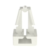 Panduit PM2H25-C Cable Tie Mount, Push Mount, Natrual, Pack of 100