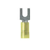 Panduit PNF10-10F-L Fork Terminal, Funnel Entry, Nylon Insulated, 12, 10 AWG, #10 Stud Size, Pack of 50