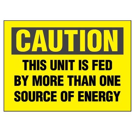 Panduit PPS0305C174 | SIGN | ADHESIVE SIGN 3.5 feetHX5.0 feetW