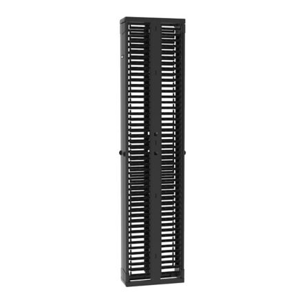 Panduit PR2VD08 | PR2V Vertical Dual-Sided Manager, 45RU, 8 in. Wide, Black