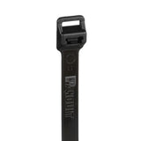 Panduit PRT5EH-C0 | Pan-Ty PRT5EH-C0 Releasable Cable Tie, Black, UV PA6.6, 20.1"L, 250lb, PK100
