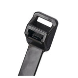 Panduit PRT5EH-C0 | Pan-Ty PRT5EH-C0 Releasable Cable Tie, Black, UV PA6.6, 20.1"L, 250lb, PK100