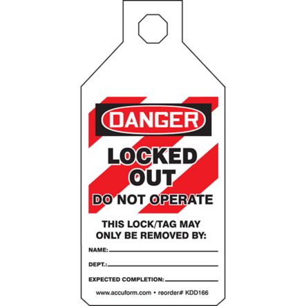 Panduit PSL-1019 | PSL-1019 Lockout Tag