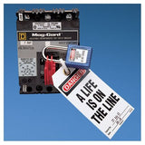 Panduit PSL-CBIL I-Line Circuit Breaker Lockout Device, Red