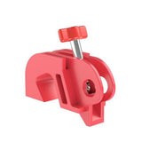 Panduit PSL-CBILNT | PSL-CBILNT Circuit Breaker Lockout I-Line no tool, Nylon, Red, 2.05"x0.75", PK1