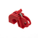 Panduit PSL-CBNT No-Tool Circuit Breaker Lockout Device, Red