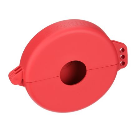 Panduit PSL-V6A | PSL-V6A Valve Lockout, Polypropylene, Red, 2"x7", PK1
