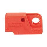 Panduit PSL-WS | Toggle Switch Lockout Device, Accomm.,45";-.78";(T)x.25";-.38";(W)x.25";-40";(Th),Red