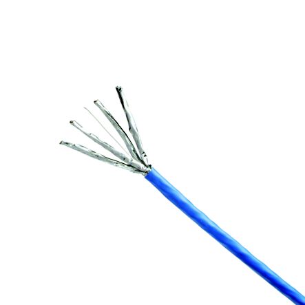 Panduit PUFP6X04BU-UG | Tx6A Copper Cable, Cat 6A, 23 Awg, U/Ftp, Cmp, Blue