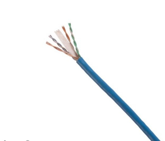 Panduit PUP6C2204BL-WZ | Cat6 UTP Cable, 22 AWG, CMP, Solid BCFEP/FRPVC, Black Jacket, Extended Reach Box