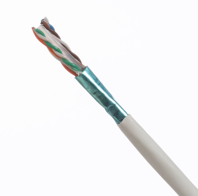 Panduit PUR6AS04BU-Z | Copper Cable, Cat 6A, 4-Pair, 23 AWG, U/UTP, CMR, Blue