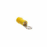 Panduit PV10-10R-L | Pan-Term Pv10-10R-L Ring Terminal, Yellow, Vinyl, 10-12 Awg, #10 Stud, Pk50