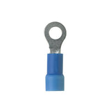 Panduit PV14-4RX-C Ring Terminal, Expanded Vinyl Insulation, 16 - 14 AWG, #4 Stud Size, Pack of 100