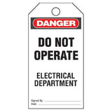 Panduit PVT-43 | PVT-43 Safety Tag