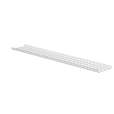 Panduit PWB2X18EZ | Wire Basket 2" H x 18" W, Electro Zinc