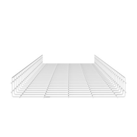 Panduit PWB4X24WH | Wire Basket 4" H x 24" W, White Powdered Coated