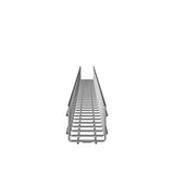Panduit PWB4X4EZ | Wire Basket 4" H x 4" W, Electro Zinc