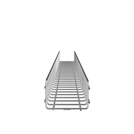 Panduit PWB4X6EZ | Wire Basket 4" H x 6" W, Electro Zinc
