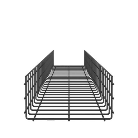 Panduit PWB6X12BL | Wire Basket 6" H x 12" W, Black Powdered Coated