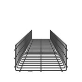 Panduit PWB6X12BL | Wire Basket 6" H x 12" W, Black Powdered Coated