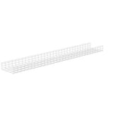 Panduit PWB6X18WH | Wire Basket 6" H x 18" W, White Powdered Coated
