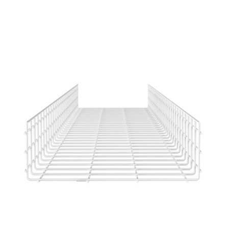 Panduit PWB6X18WH | Wire Basket 6" H x 18" W, White Powdered Coated
