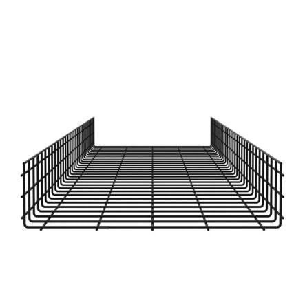 Panduit PWB6X24BL | Wire Basket 6" H x 24" W, Black Powdered Coated