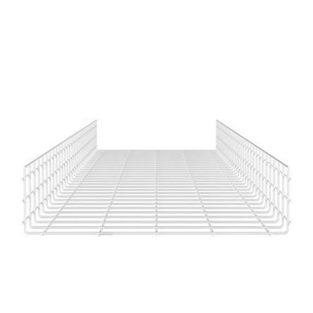 Panduit PWB6X24WH | Wire Basket 6" H x 24" W, White Powdered Coated